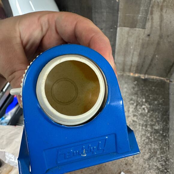 VINTAGE BUDDY L BLUE TILTING CEMENT MIXER TRUCK Made In Japan Nice - Picture 5 of 9